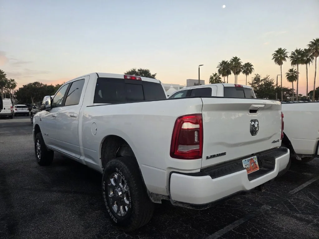 Used 2024 Bright White Clearcoat Ram Laramie image 4