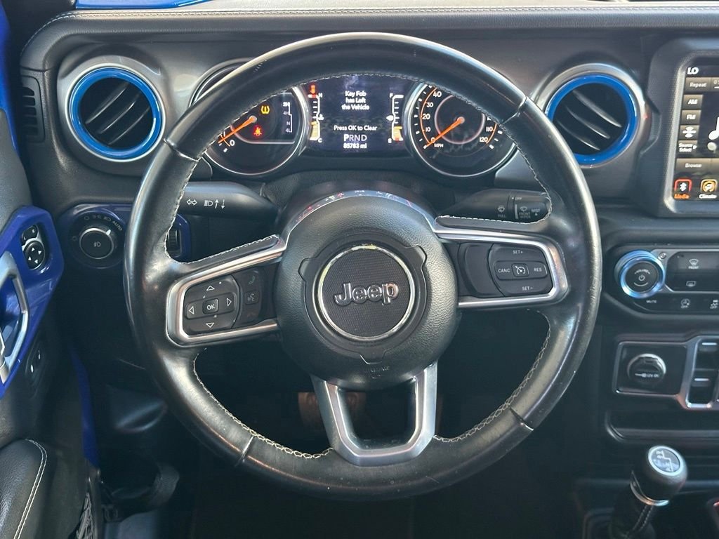 Used 2020 Blue Jeep Unlimited Sahara image 16