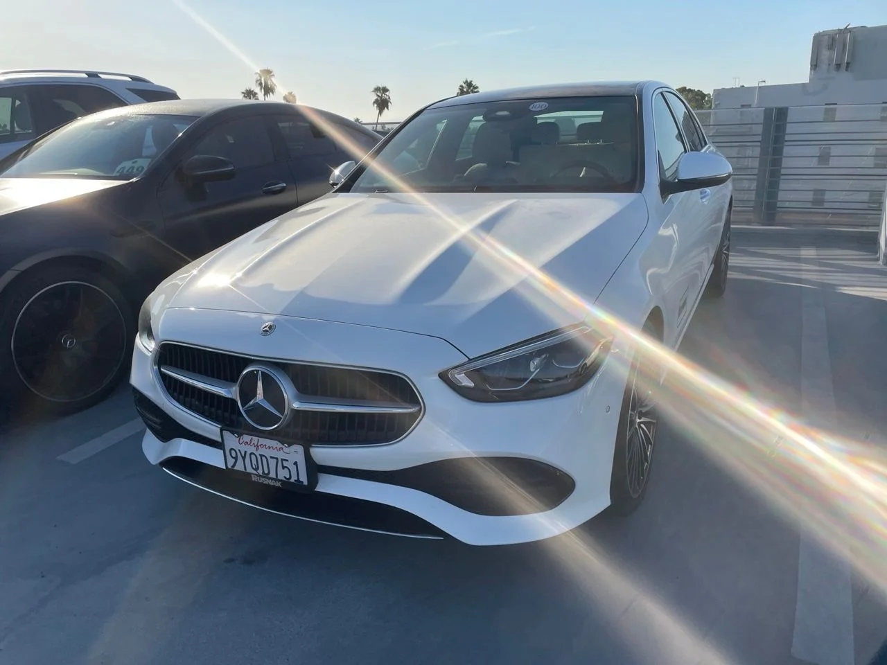 Certified Used 2026 White Mercedes-Benz C 300 Sedan AMG® Line image 2