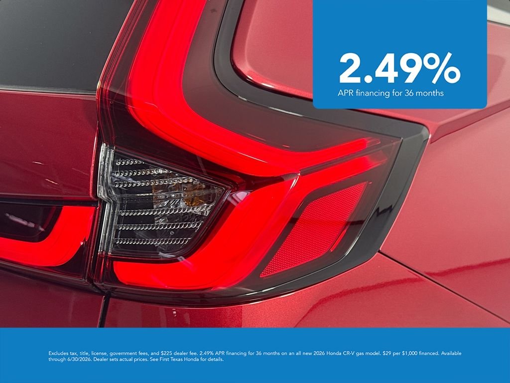 New 2026 Radiant Red Metallic Honda EX-L image 9