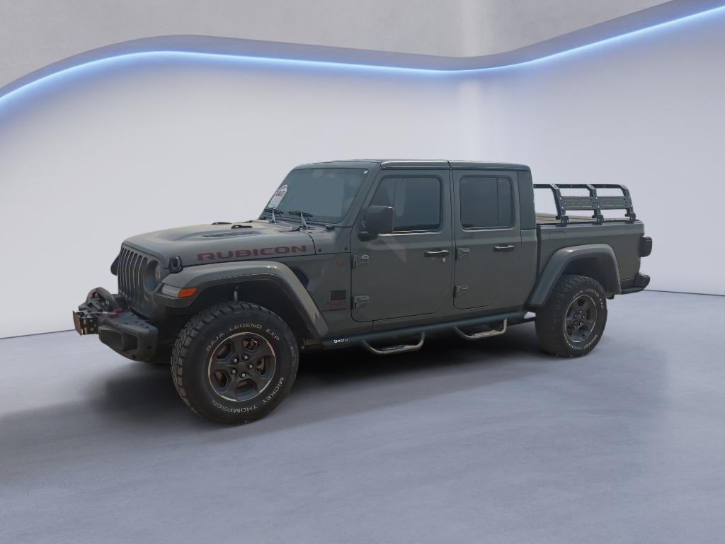 Used 2021 Granite Crystal Metallic Clearcoat Jeep Rubicon image 1