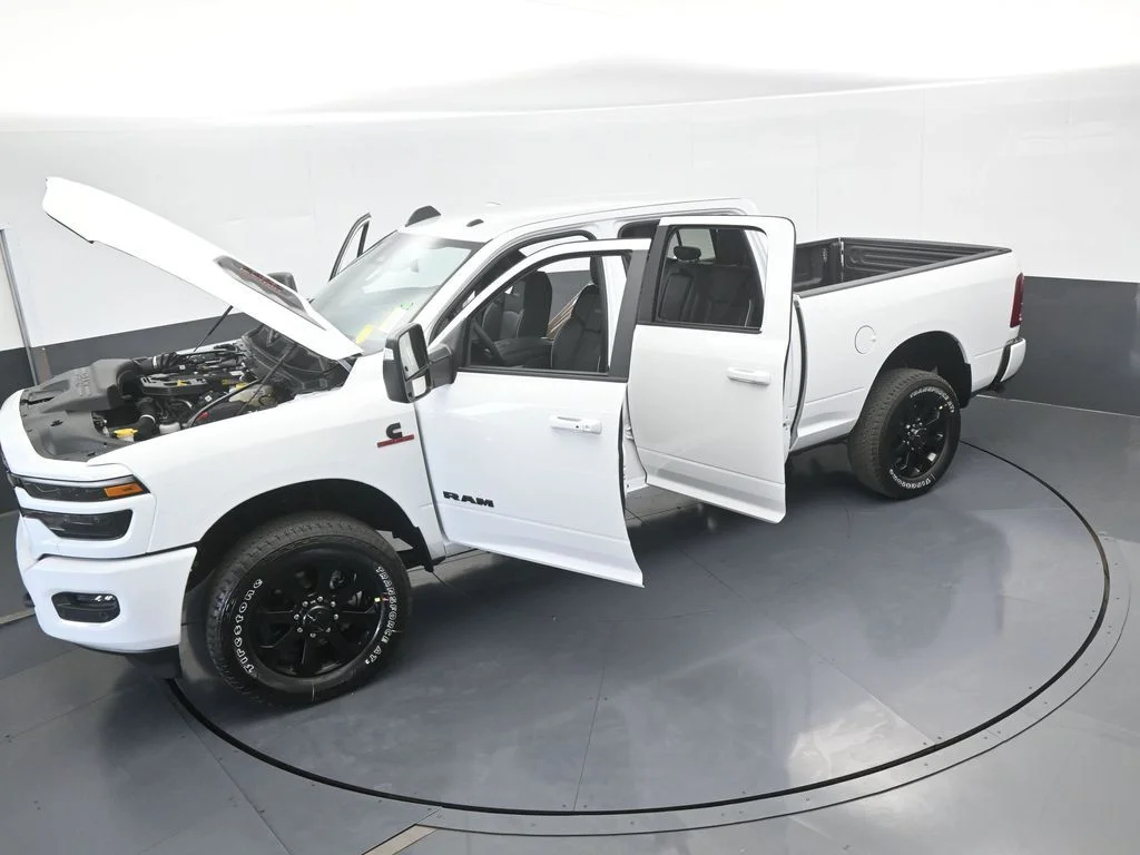 New 2026 Bright White Clear-Coat Exterior Paint RAM Laramie image 63