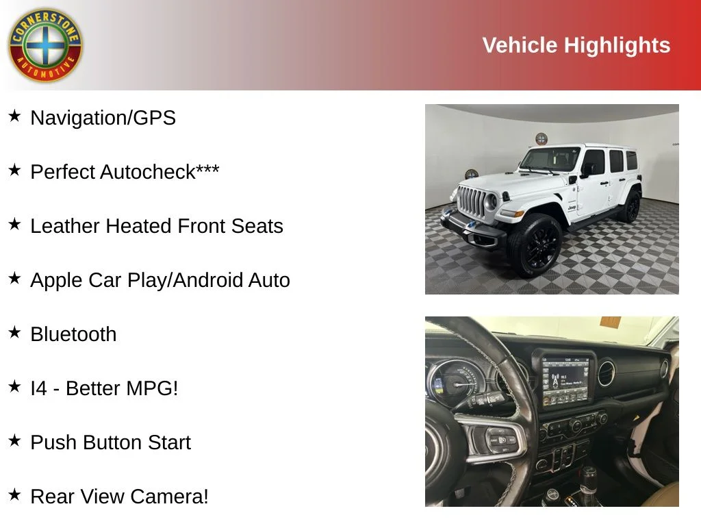 Used 2023 Jeep Wrangler 4xe Sahara 4XE with VIN 1C4JJXP67PW500992 for sale in Elk River, Minnesota