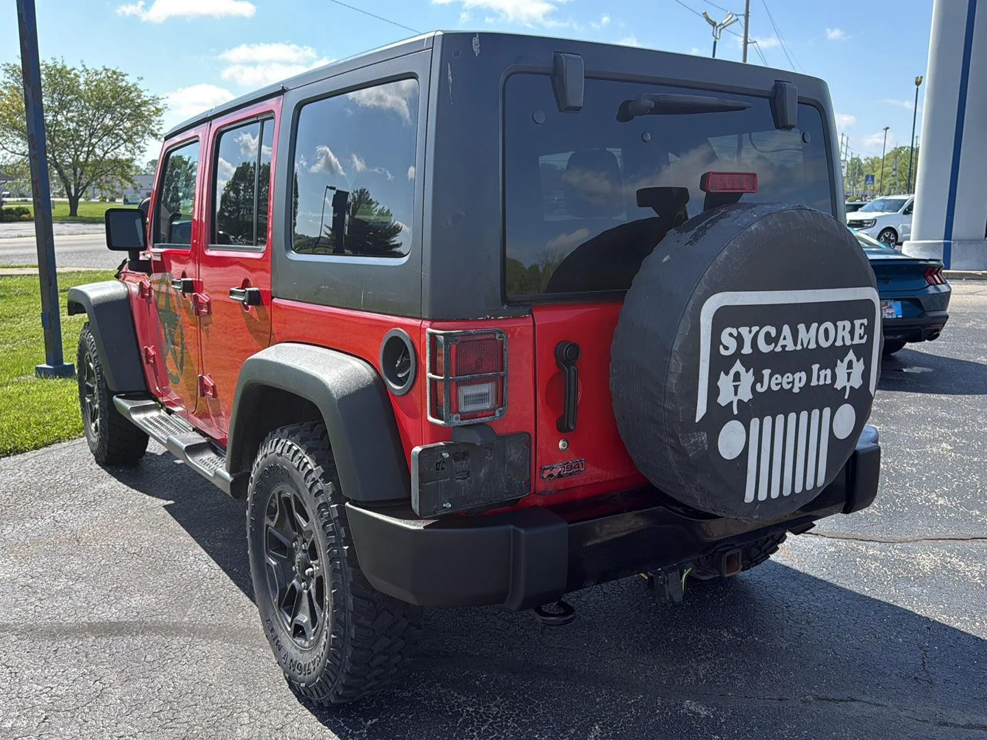 Used 2017 Firecracker Red Jeep Willys Wheeler image 9