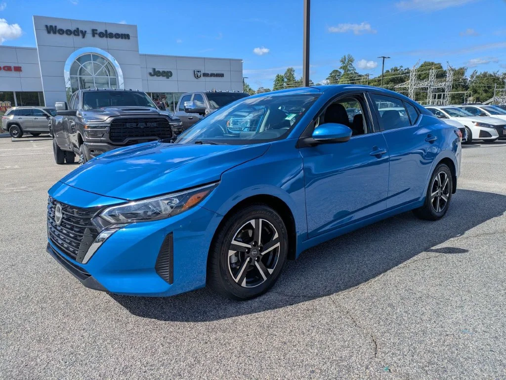 Used 2024 Blue Nissan SV image 8