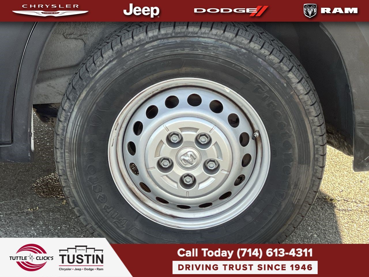 Used 2025 Bright White Clearcoat Ram Tradesman image 19