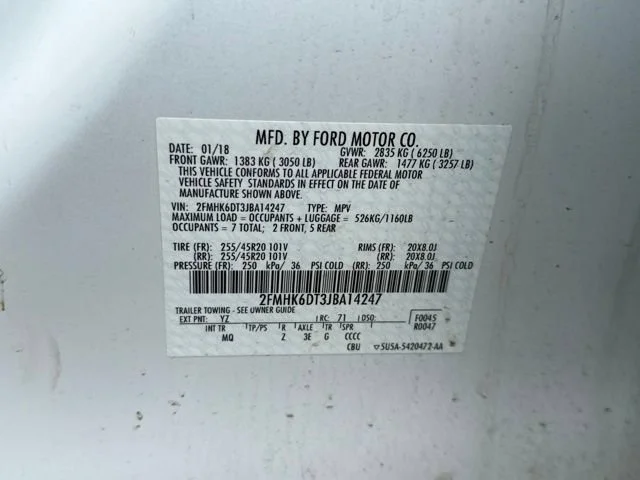 Used 2018 Oxford White Ford Limited EcoBoost image 16