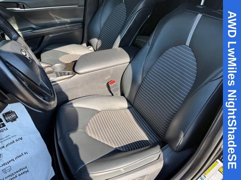 Used 2022 Midnight Black Metallic Toyota SE Nightshade image 17