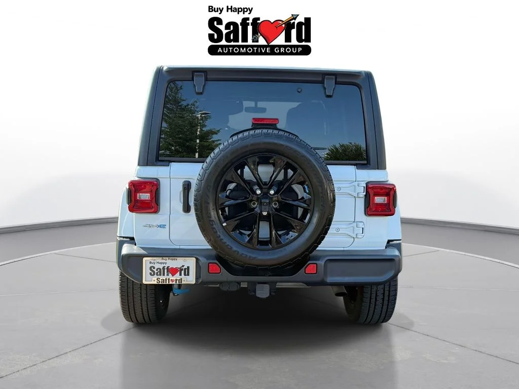 Used 2023 White Jeep Sahara 4xe image 7
