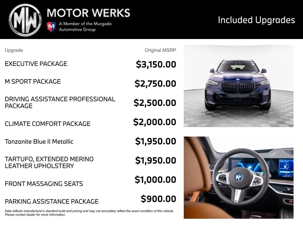 New 2026 Blue BMW xDrive50e image 4