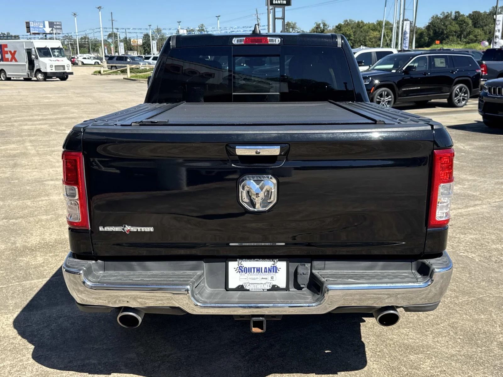 Used 2020 DIAMOND BLACK CRYSTAL PEARLCOAT Ram Lone Star image 6