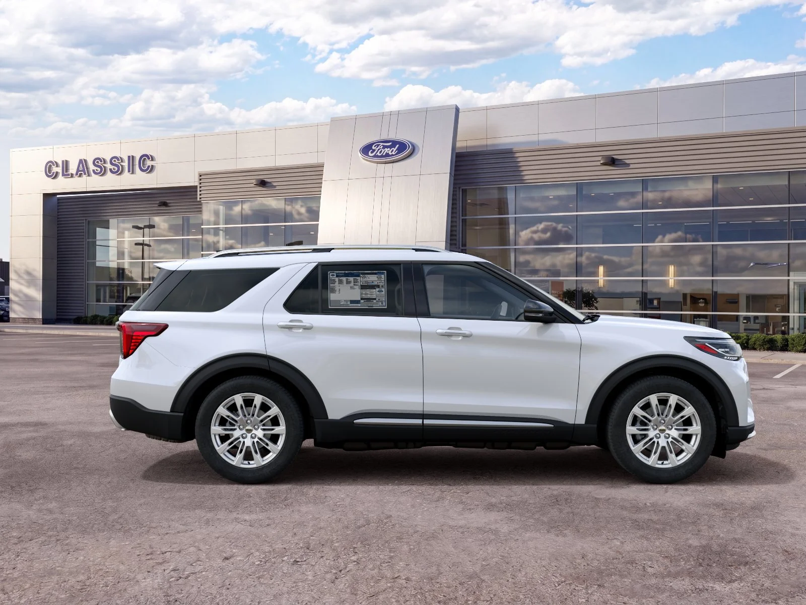 New 2027 Star White Metallic Tri-Coat Ford Platinum™ image 24