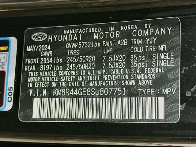 Certified Used 2025 Black Hyundai SEL Premium image 29