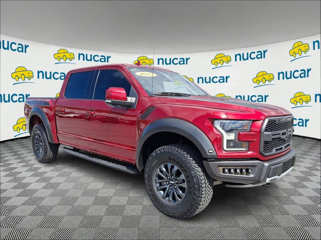 Used 2019 Red Ford Raptor image 1