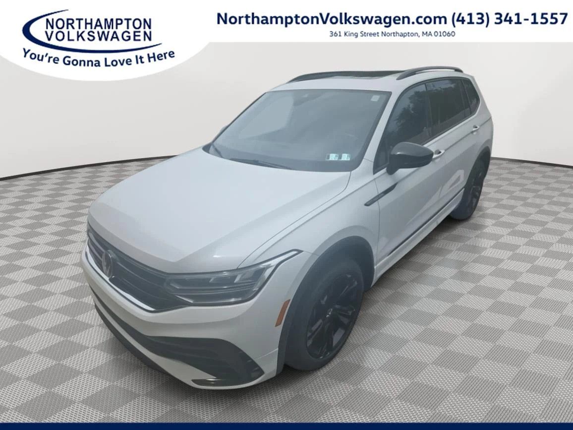 Used 2024 Opal White Pearl Volkswagen SE R-Line Black image 1