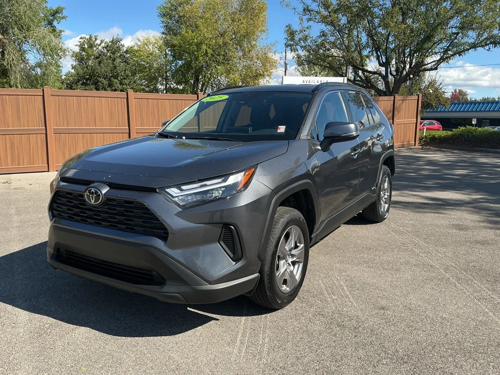 Used 2025 MAGNETIC GRAY METALLIC Toyota Hybrid XLE image 1