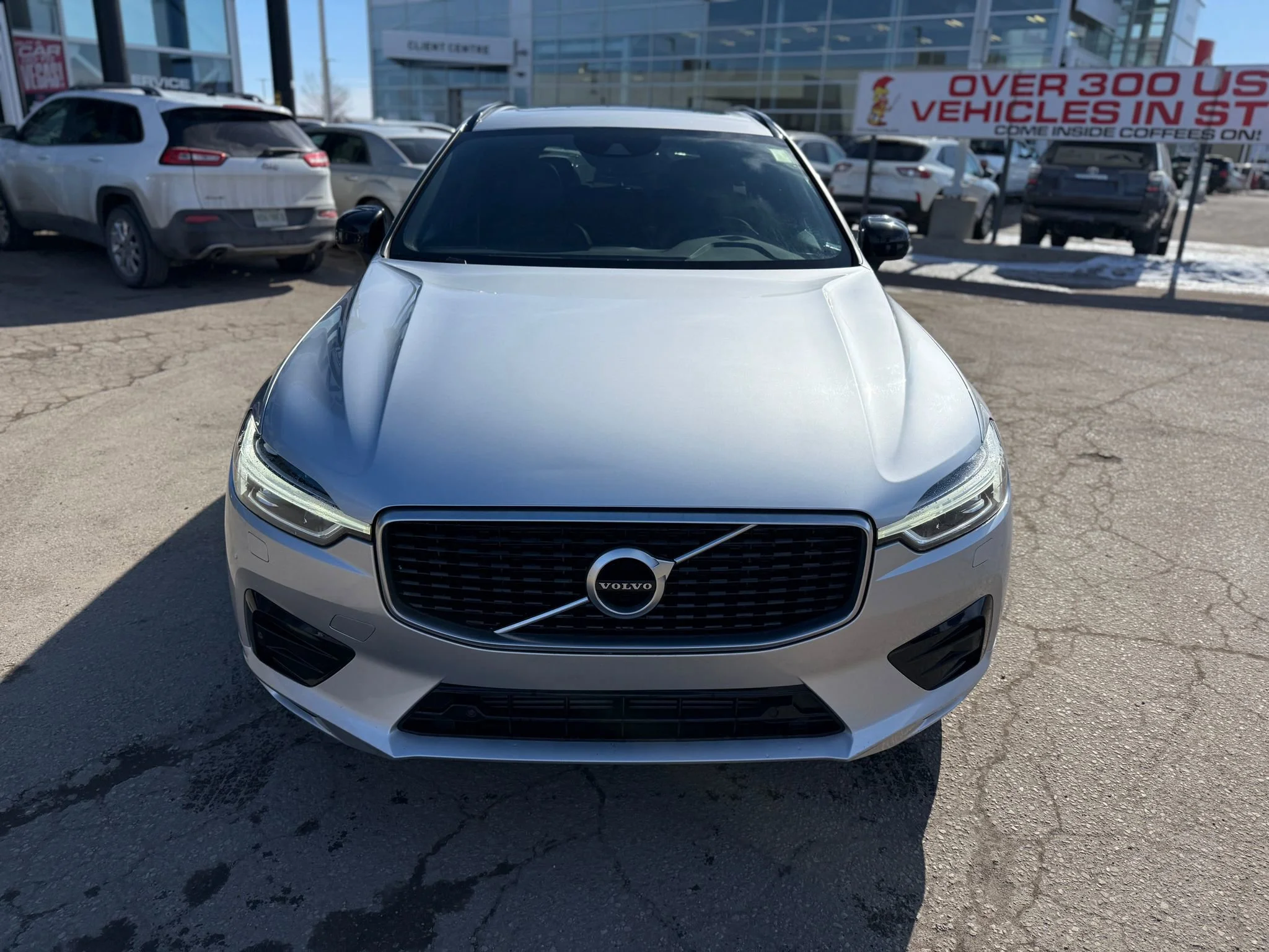 Certified Used 2020 Silver Volvo T6 R-Design AWD*Adaptive Cruise | Nav | Pano Roof | Htd Leather | Lane Keep Assist | Park Assist image 4