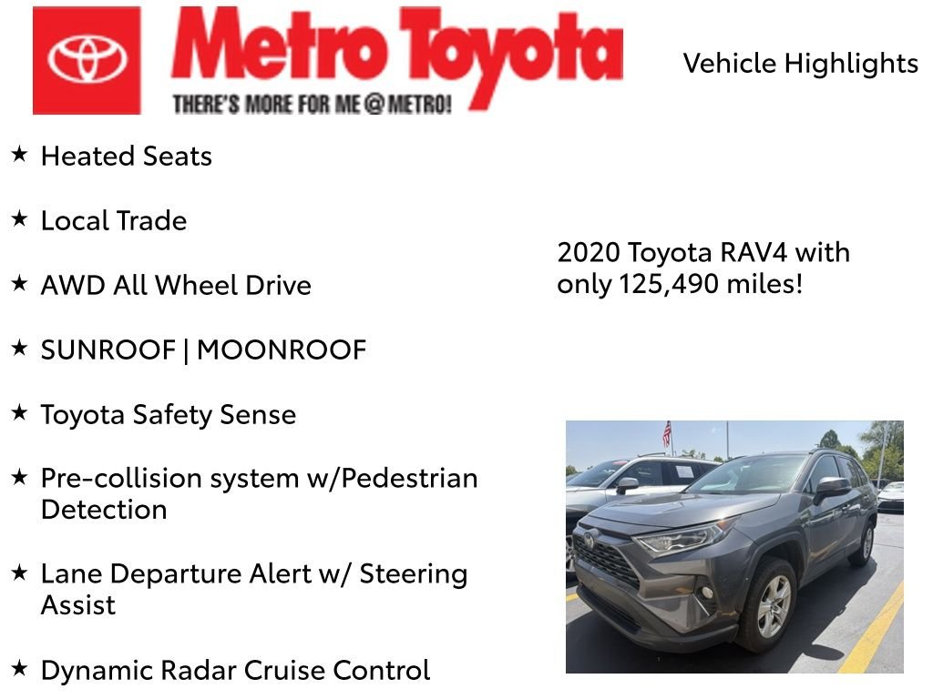 Used 2020 Gray Toyota XLE image 8