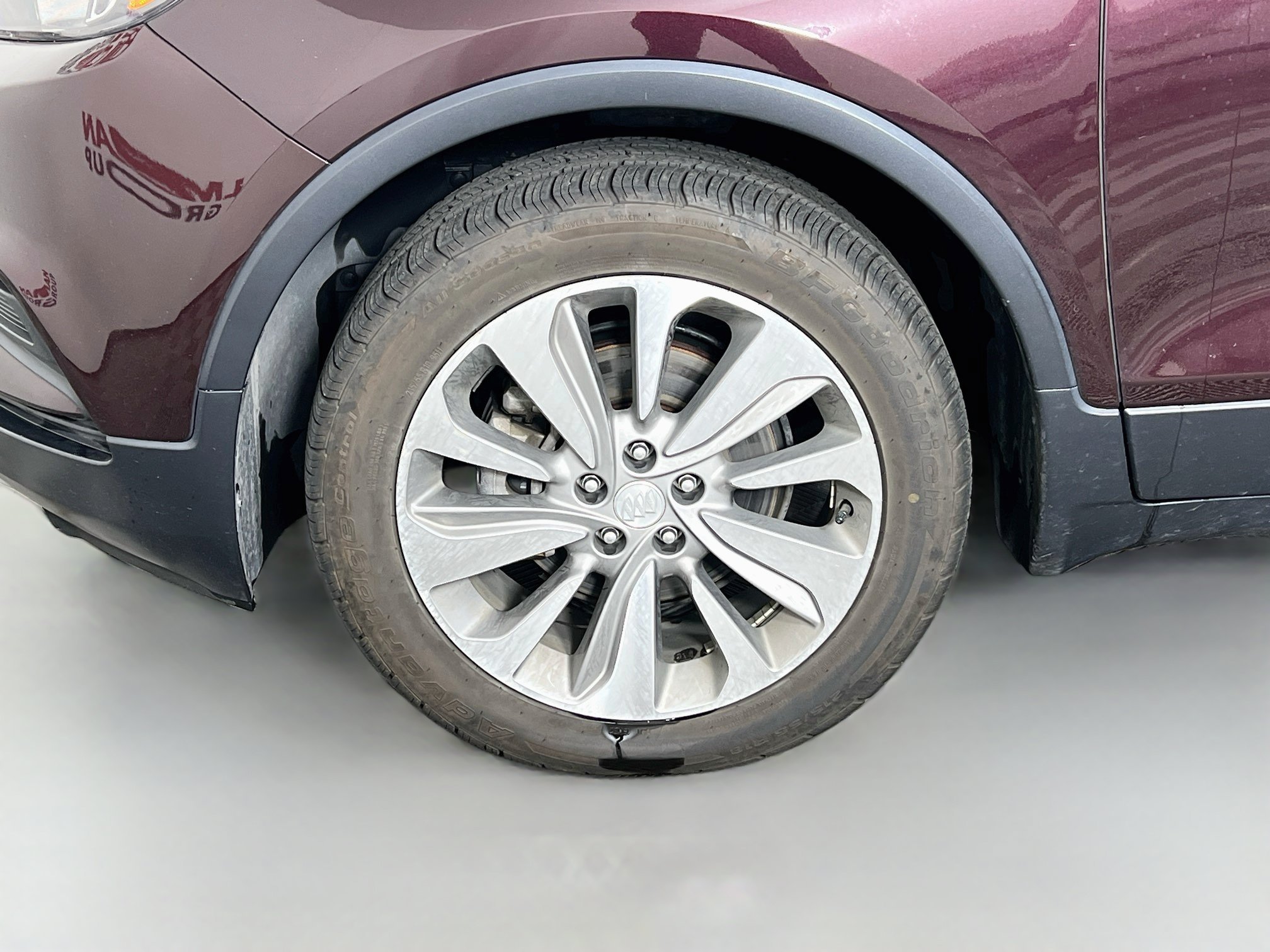 Used 2018 Black Cherry Metallic Buick PREFERRED image 10