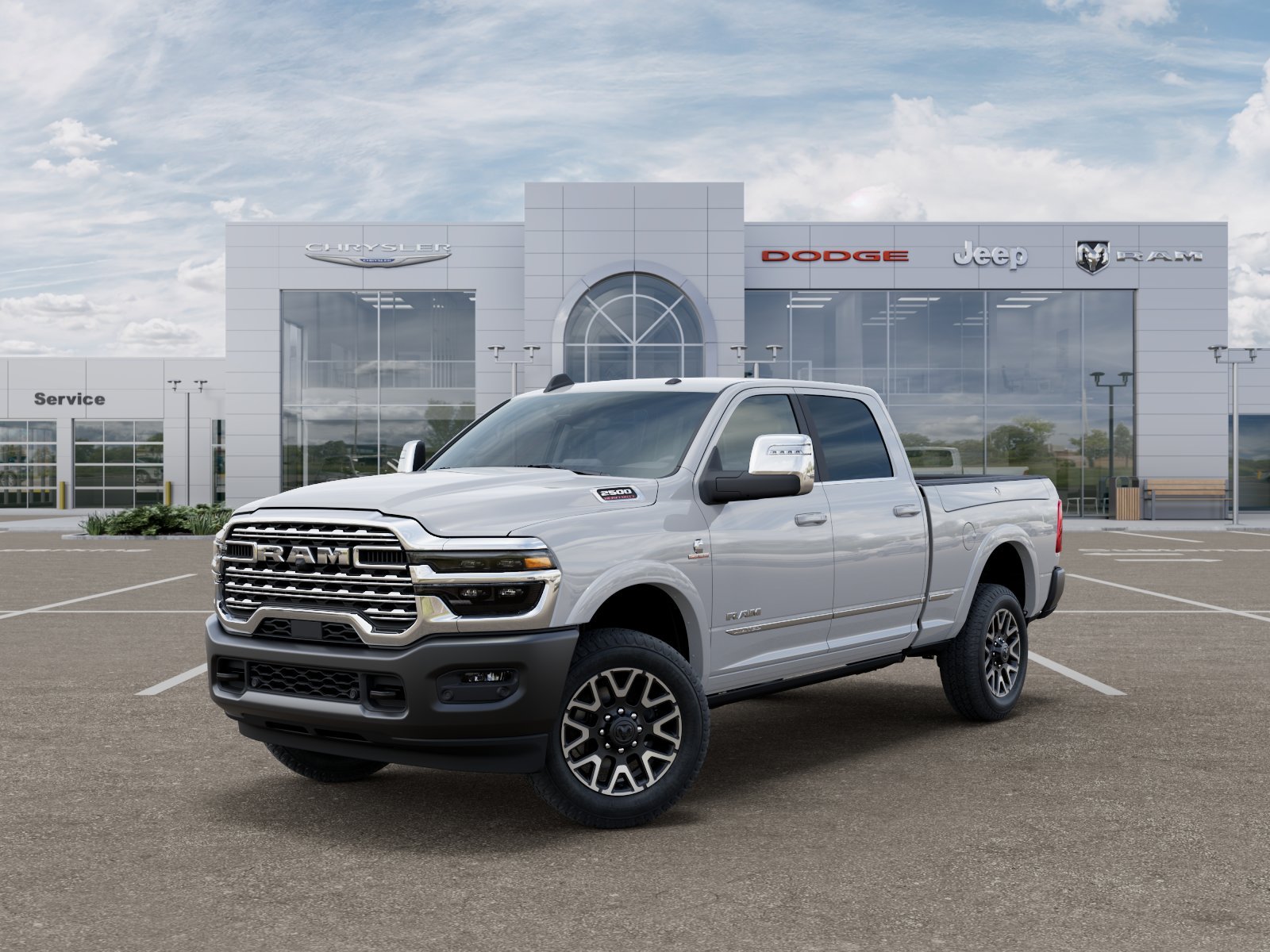 New 2025 Bright White Clearcoat RAM Limited image 25