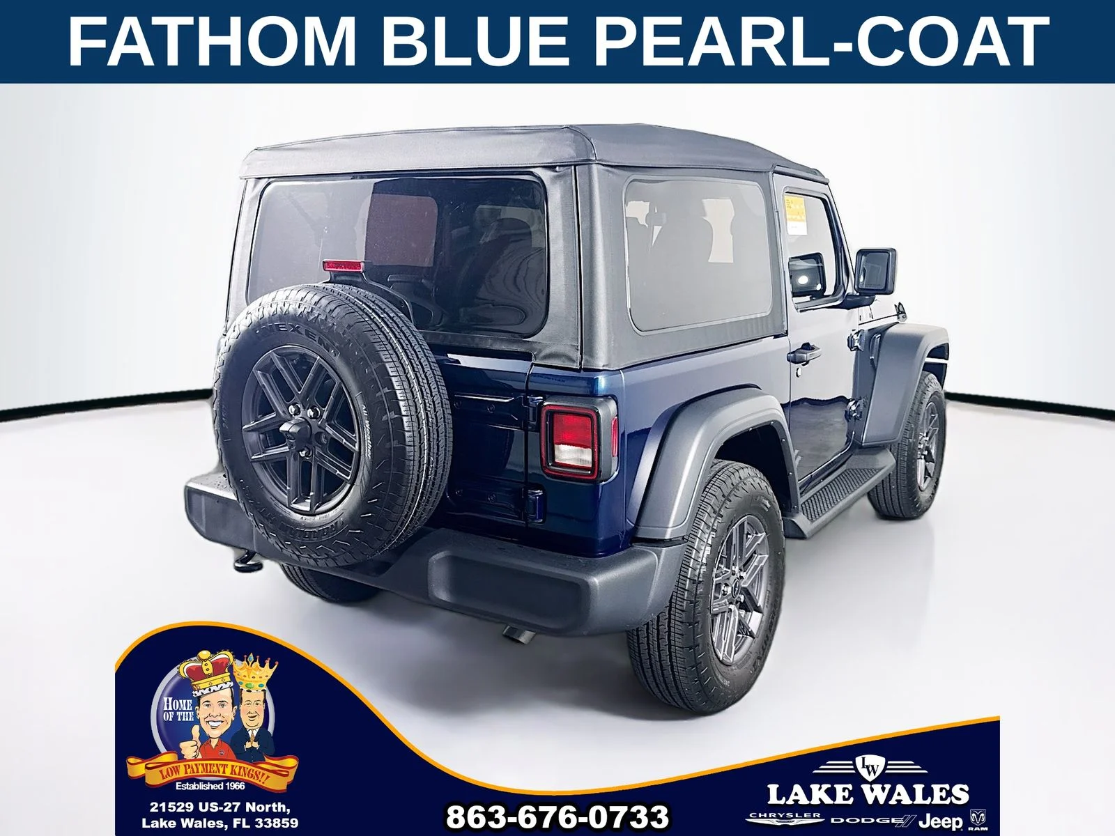 Used 2025 Blue Jeep Sport S image 7