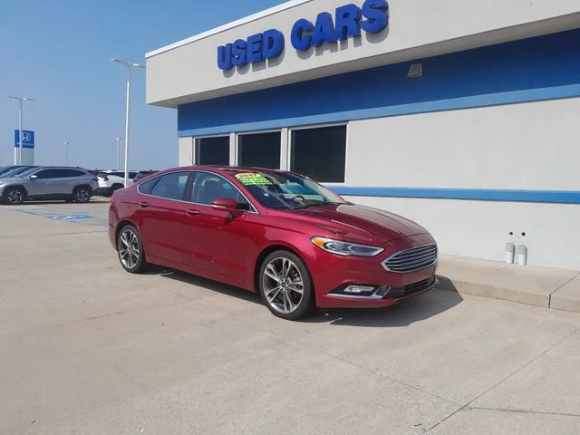 Used 2017 Red Ford Titanium image 2