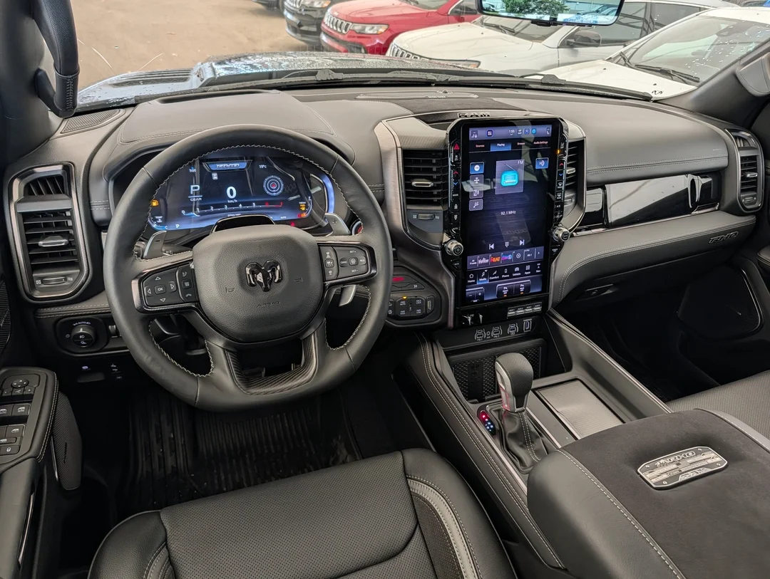New 2026 Black RAM RHO - - 4x4 - Bilstein Shocks - Panoramic Sunroof - Leather Suede Seats & More! image 27
