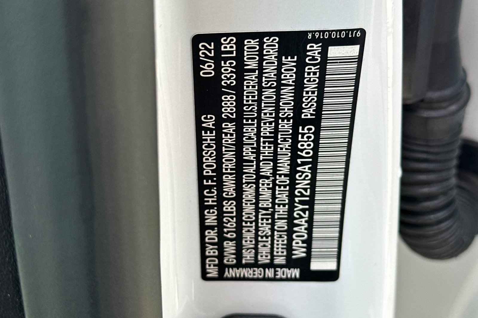 Certified Used 2022 Carrara White Metallic Porsche  image 28