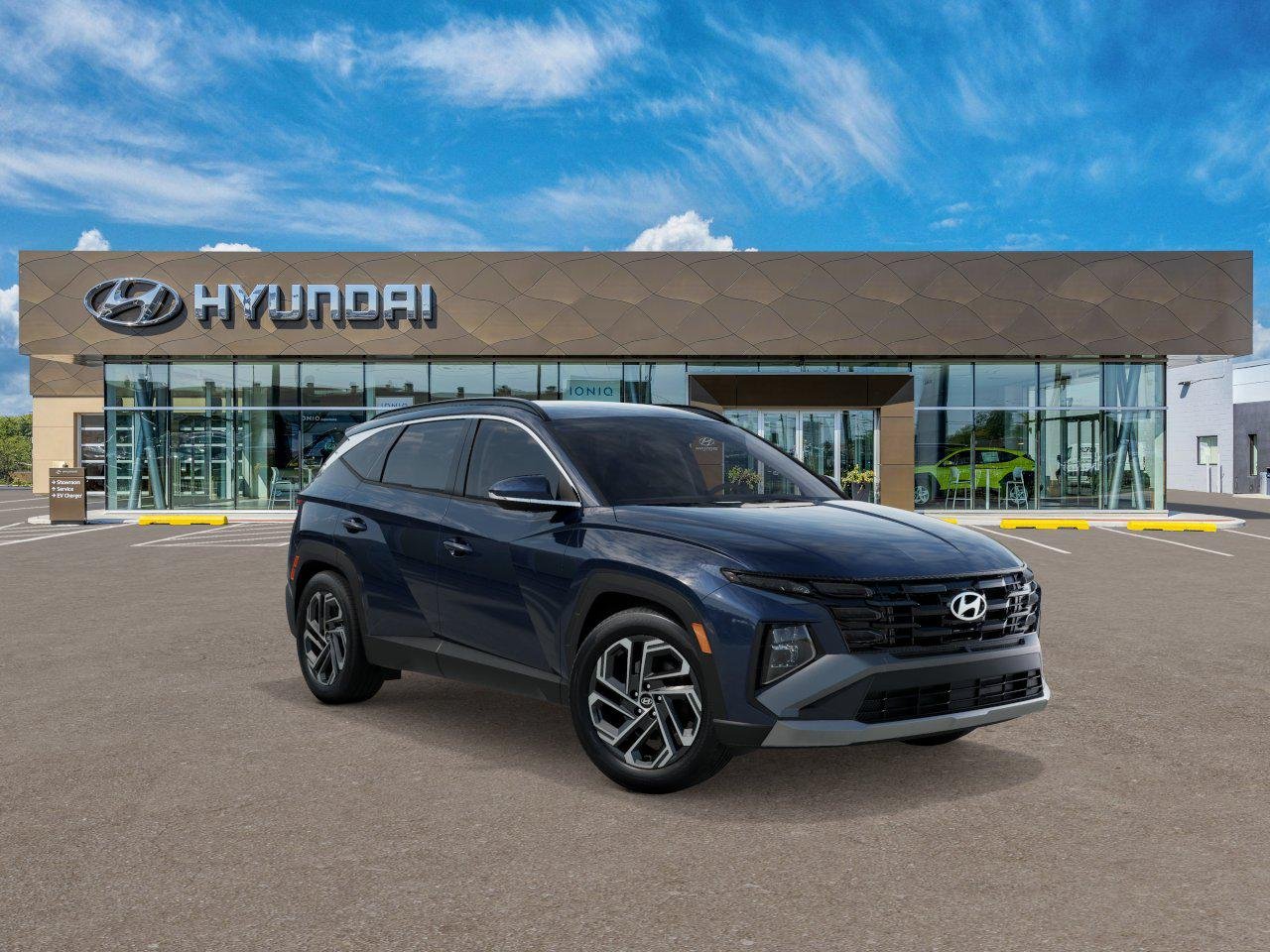 New 2026 Blue Hyundai SEL Plus AWD image 2
