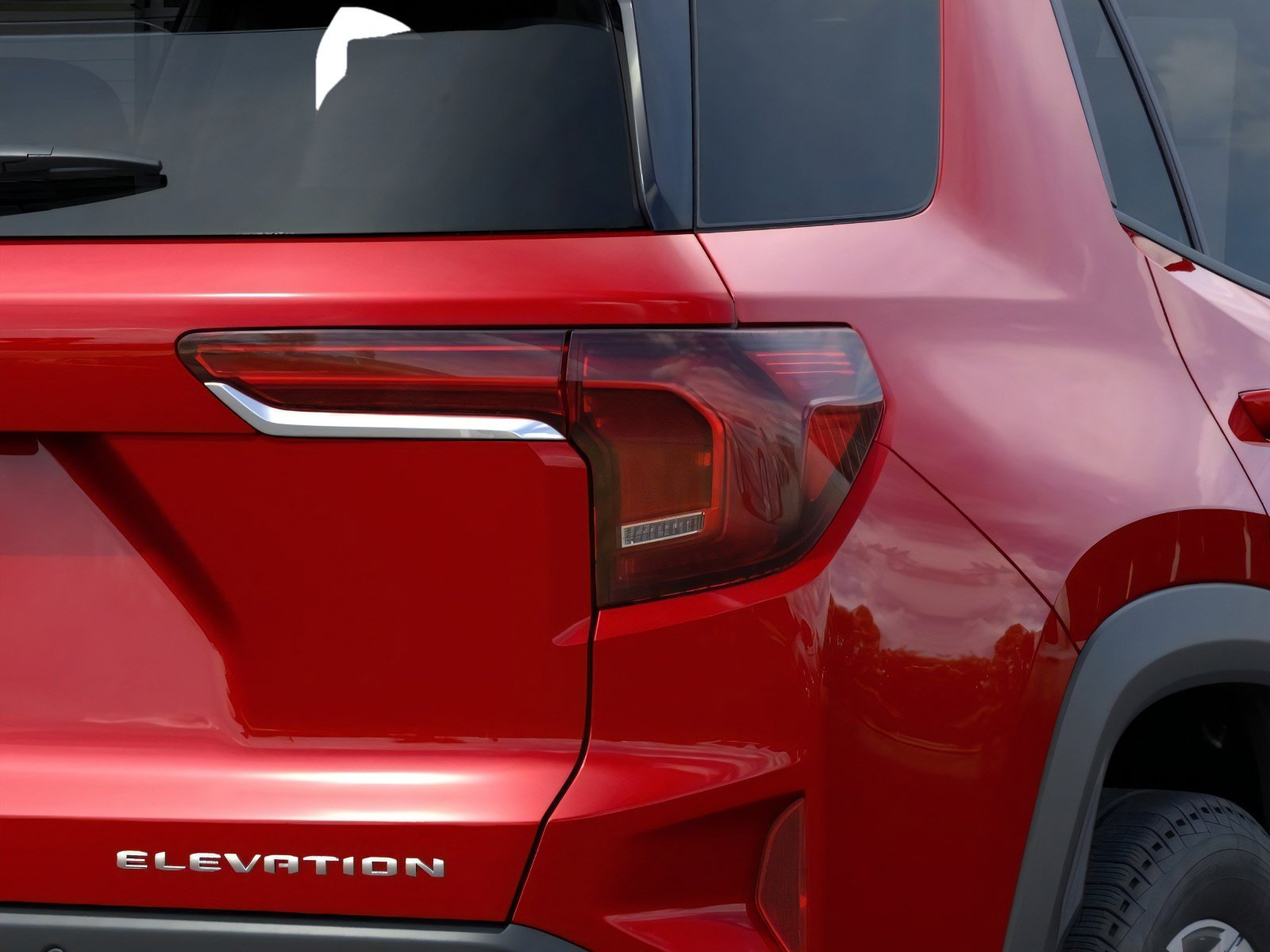 New 2026 Volcanic Red Tintcoat GMC FWD Elevation image 11