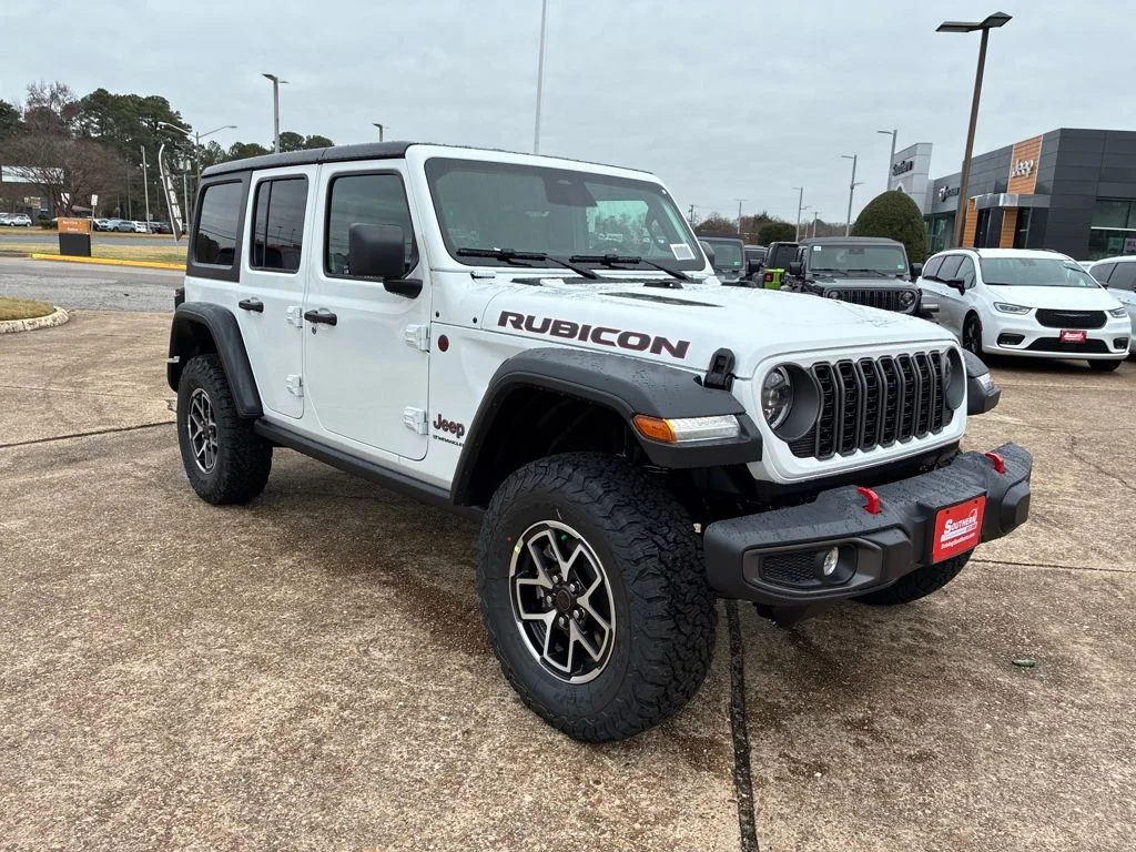 New 2026 Bright White Clear-Coat Exterior Paint Jeep Rubicon image 8