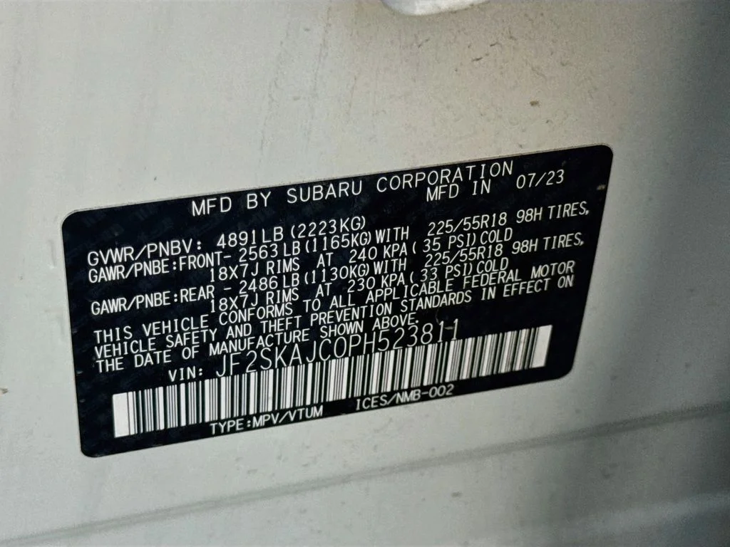 Certified Used 2023 White Subaru Sport image 41