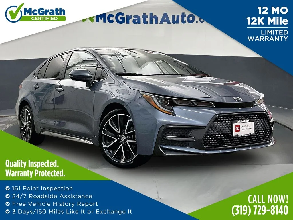 Certified Used 2022 Gray Toyota SE image 1