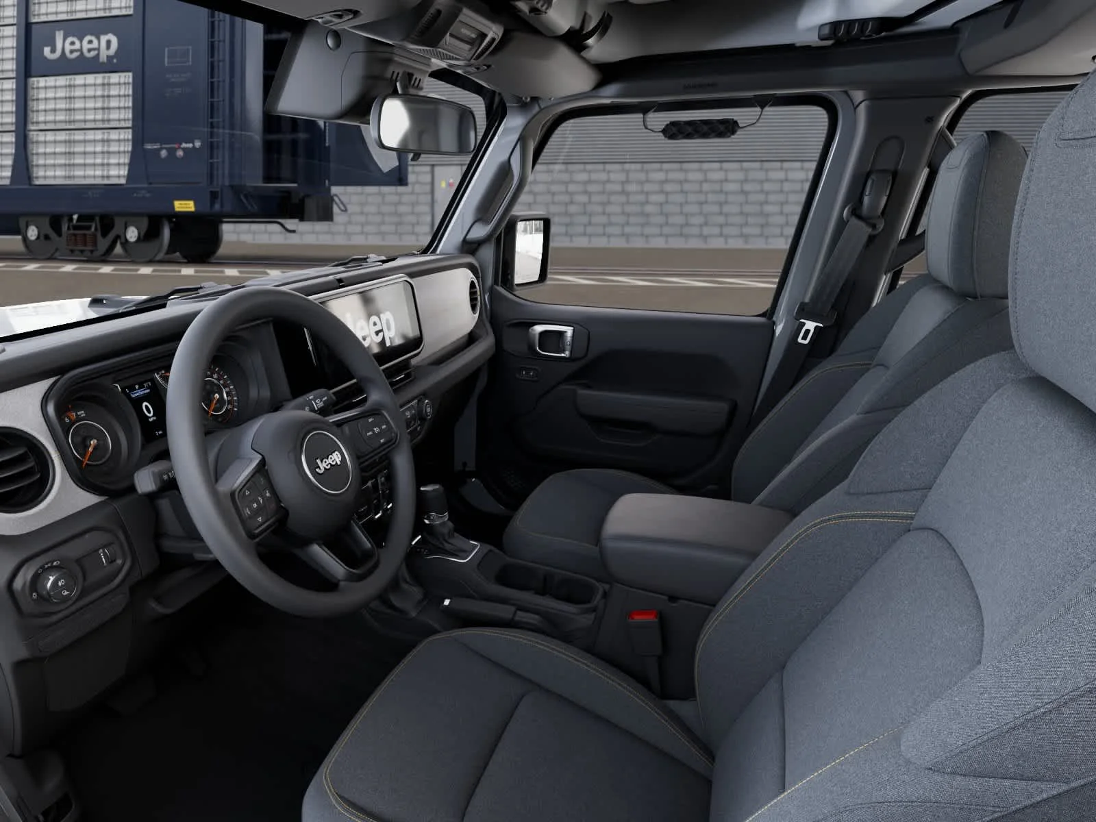 New 2025 Bright White Clearcoat Jeep Sport image 22