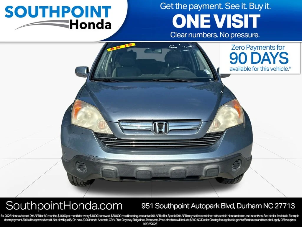 Used 2007 Honda CR-V EX-L with VIN JHLRE38797C000733 for sale in Durham, NC