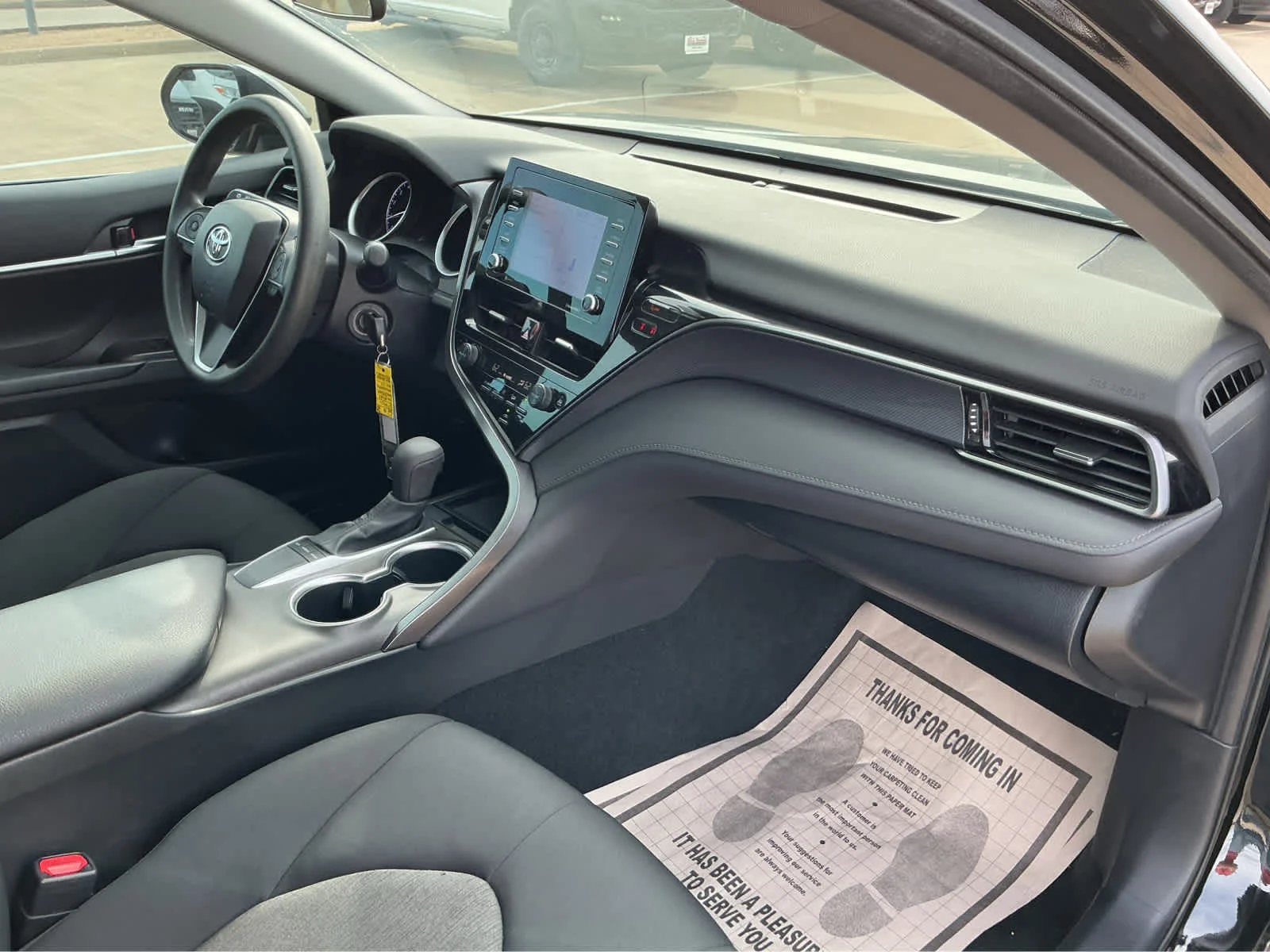 Used 2023 Midnight Black Metallic Toyota LE image 20