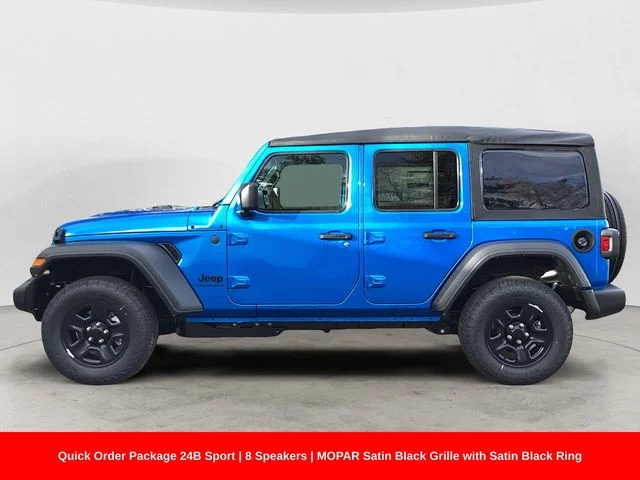 New 2026 Blue Pearl Jeep 4-DOOR SPORT image 2