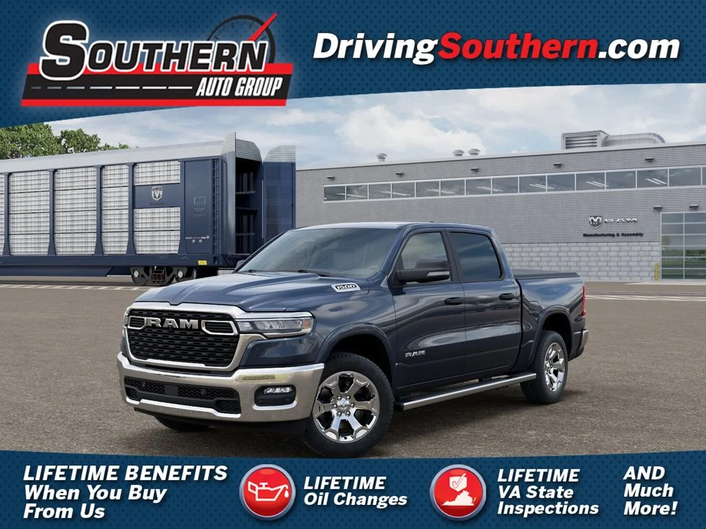 New 2026 Forged Blue Metallic Exterior Paint RAM Big Horn/Lone Star image 1