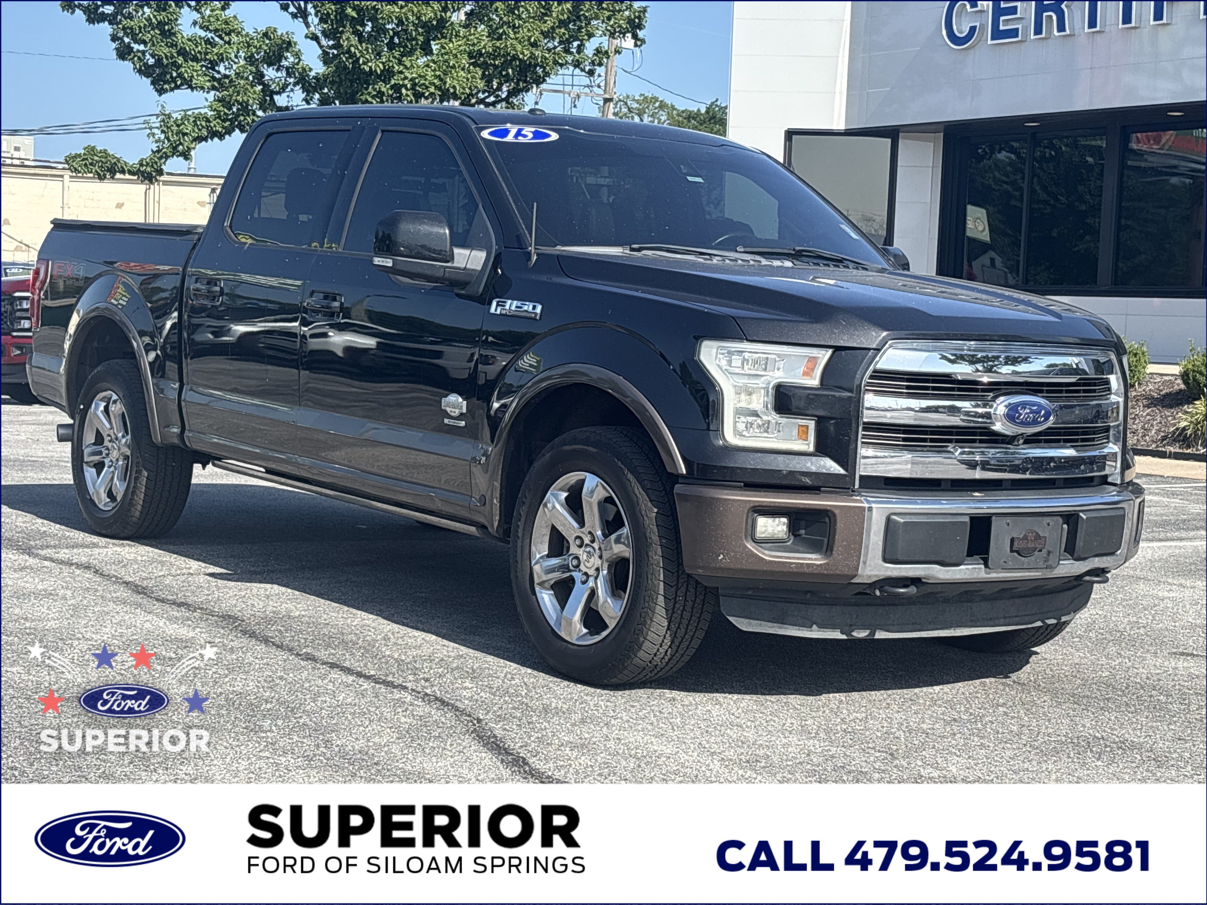 Used 2015 Tuxedo Black Metallic Ford King Ranch 4WD image 1