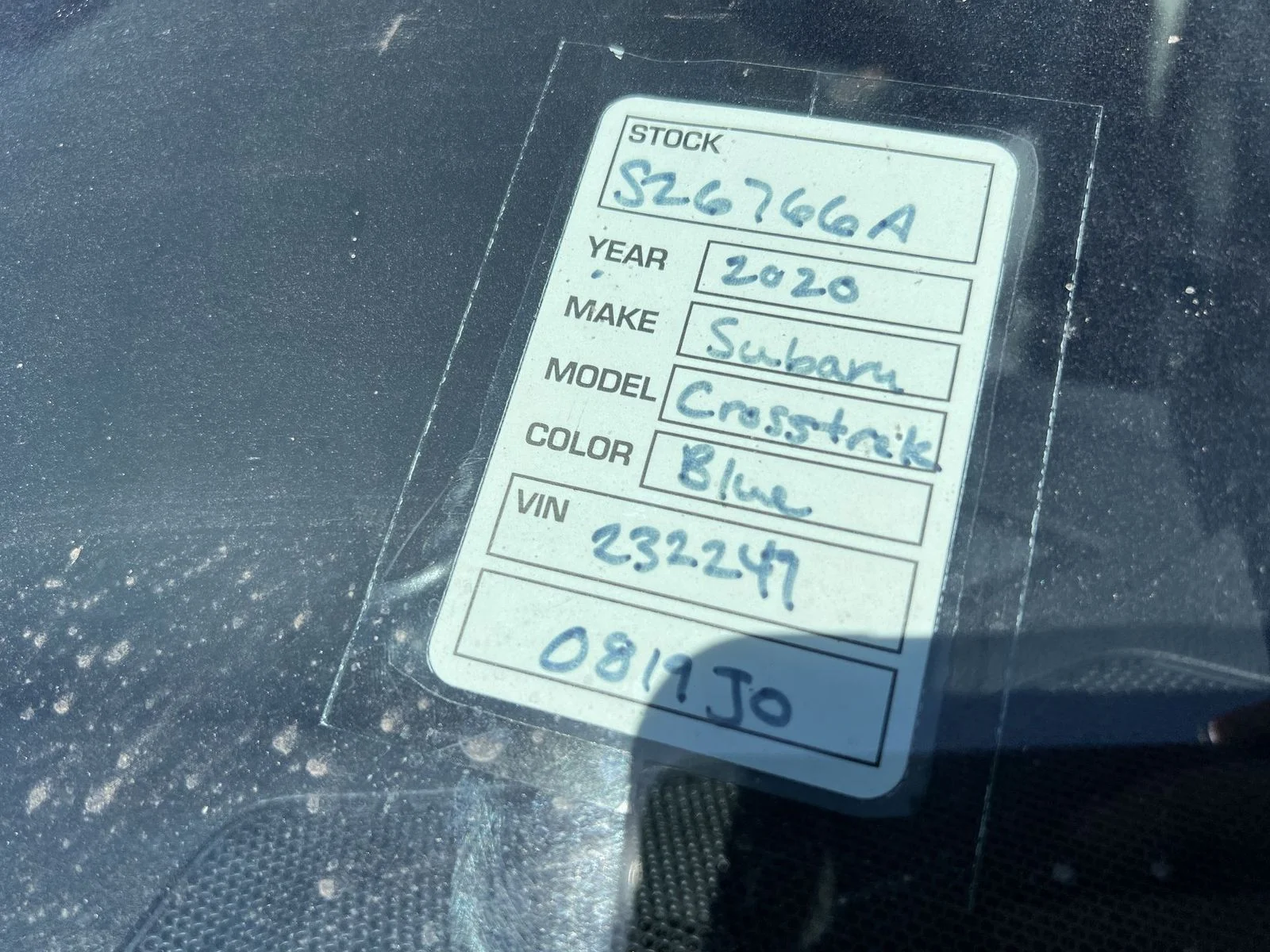 Used 2020 Blue Subaru Premium image 3