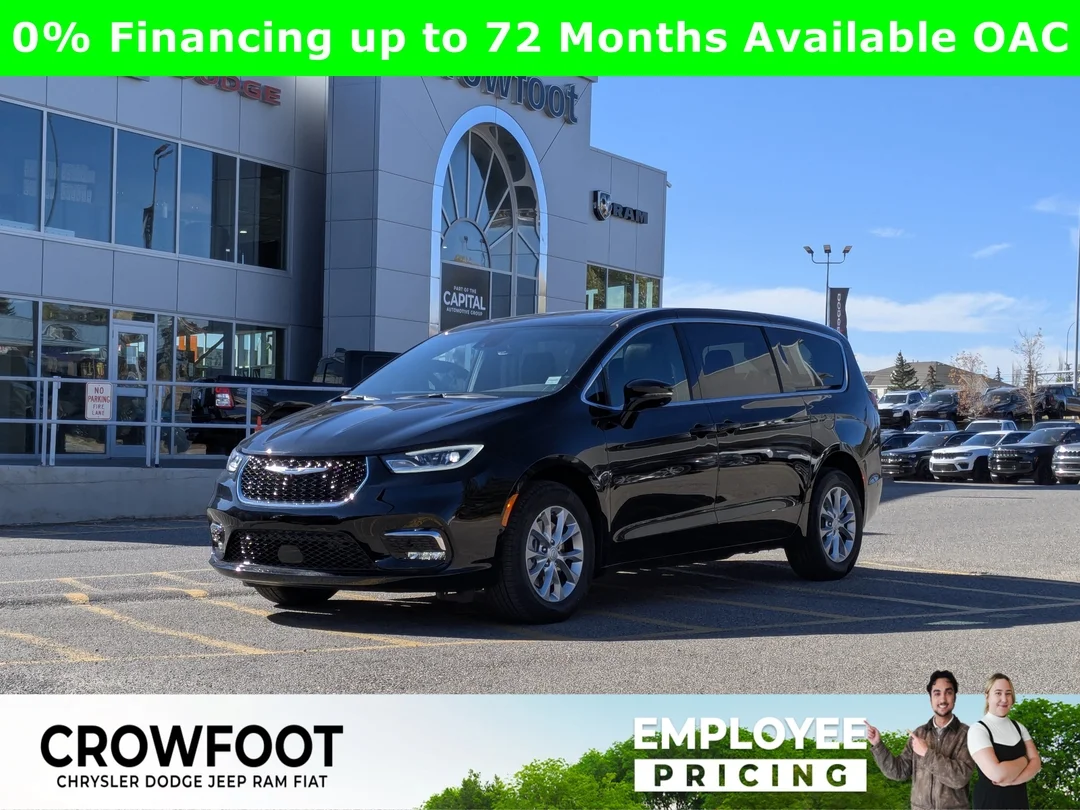 New 2026 Black Chrysler Select - - AWD - Rear DVD - 360 Degree Camera - Power Sliding Doors & More! image 1