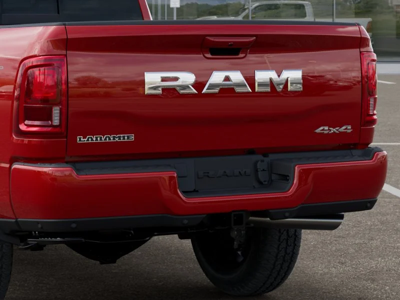 New 2026 Flame Red Clear-Coat Exterior Paint RAM Laramie image 58