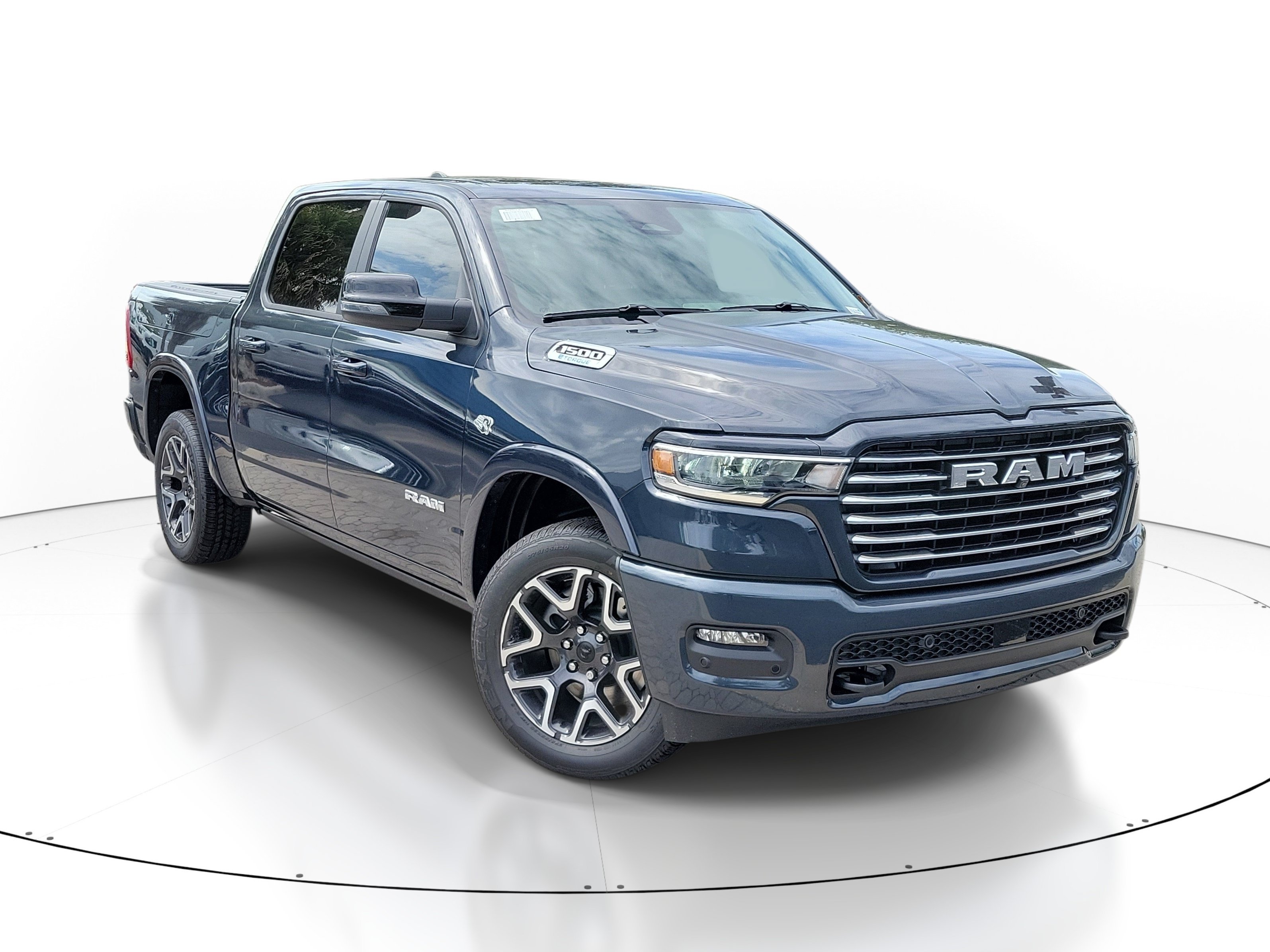New 2027 Forged Blue Metallic Exterior Paint RAM Laramie image 1