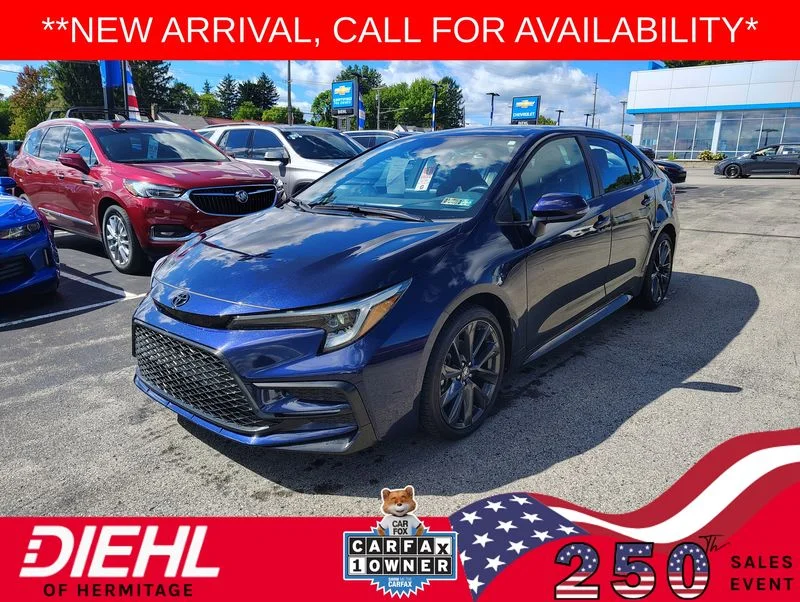 Used 2024 Blue Toyota SE image 1