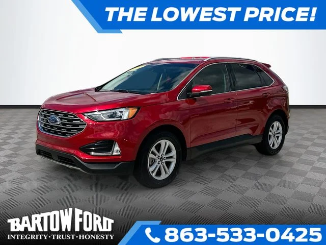 Used 2020 Red Ford SEL image 1
