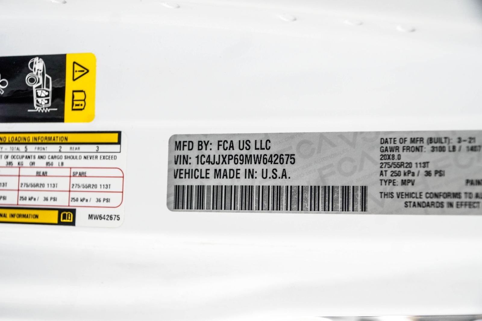 Used 2021 White Jeep Unlimited Sahara 4xe image 43