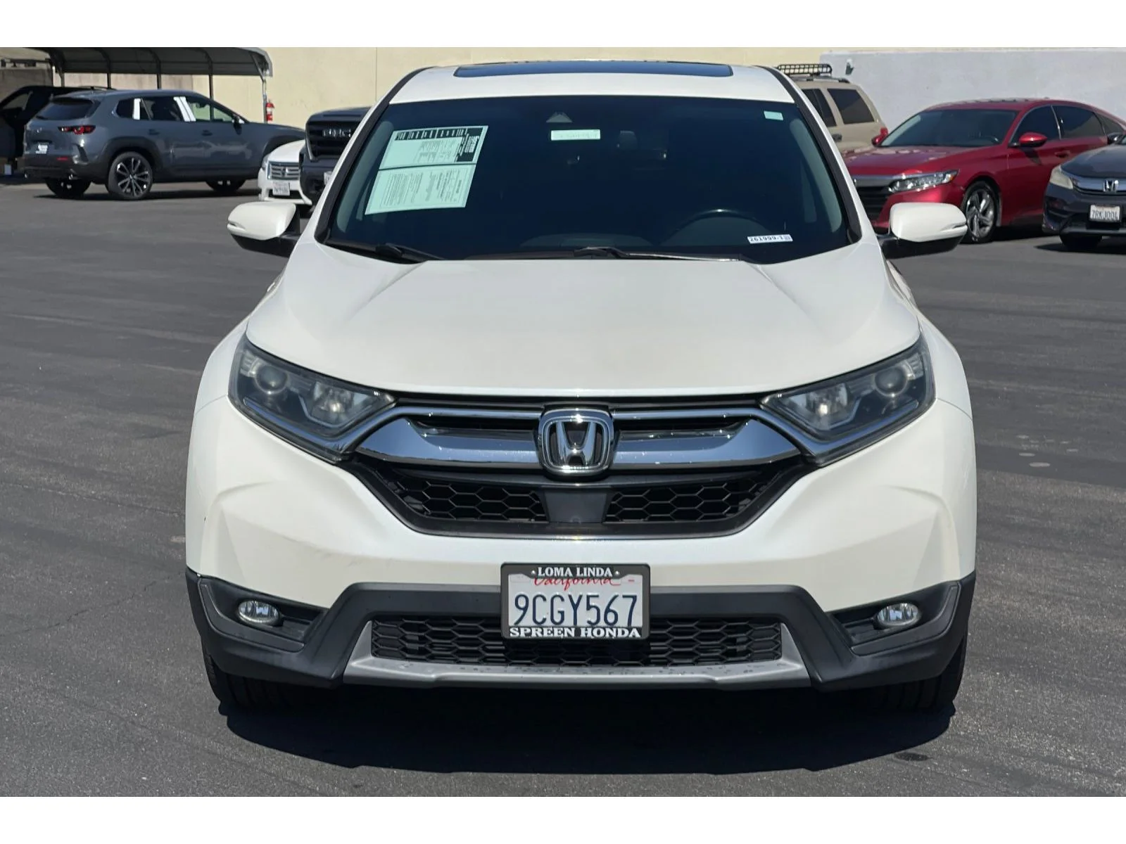 Used 2018 White Diamond Pearl Honda EX-L image 9