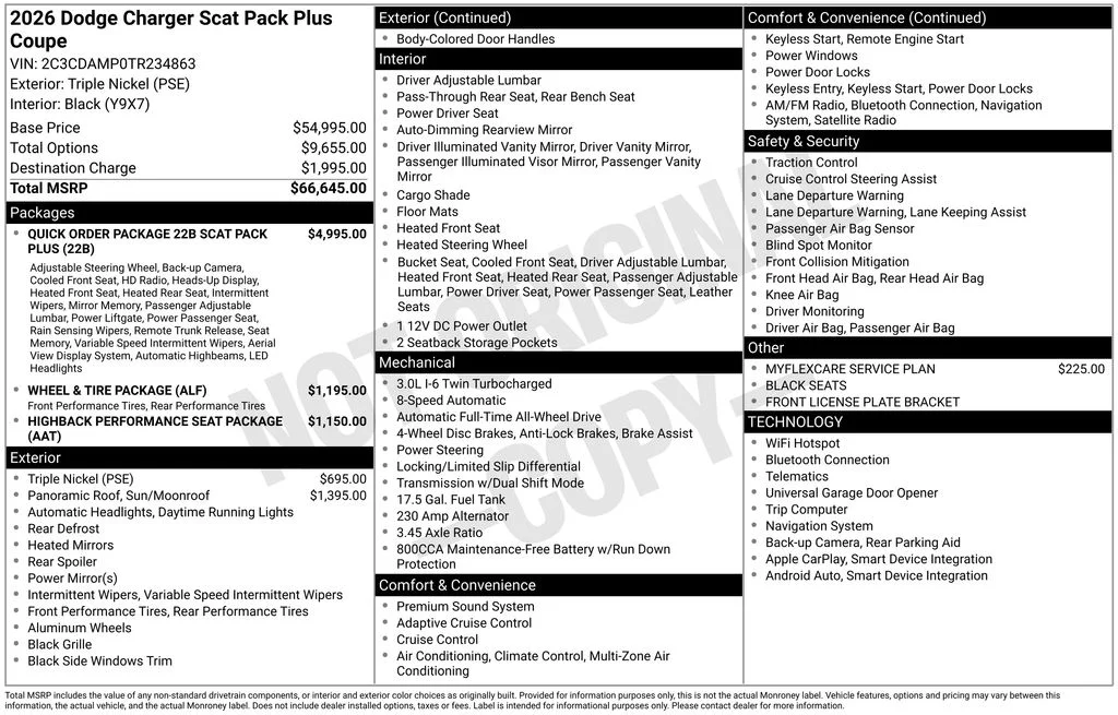 New 2026 Triple Nickel Dodge Scat Pack Plus image 6