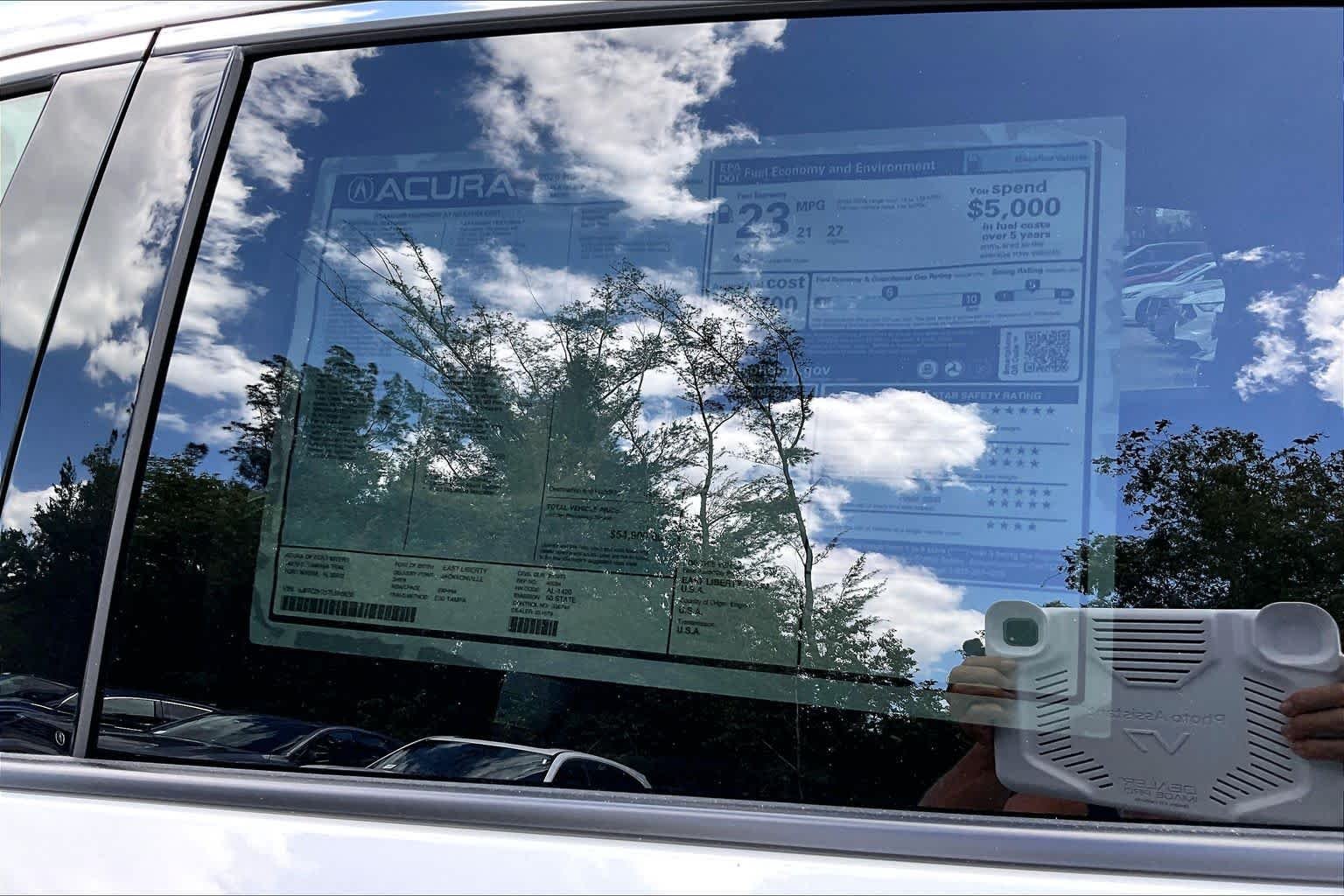 New 2026 Platinum White Pearl Acura w/Advance Package image 21