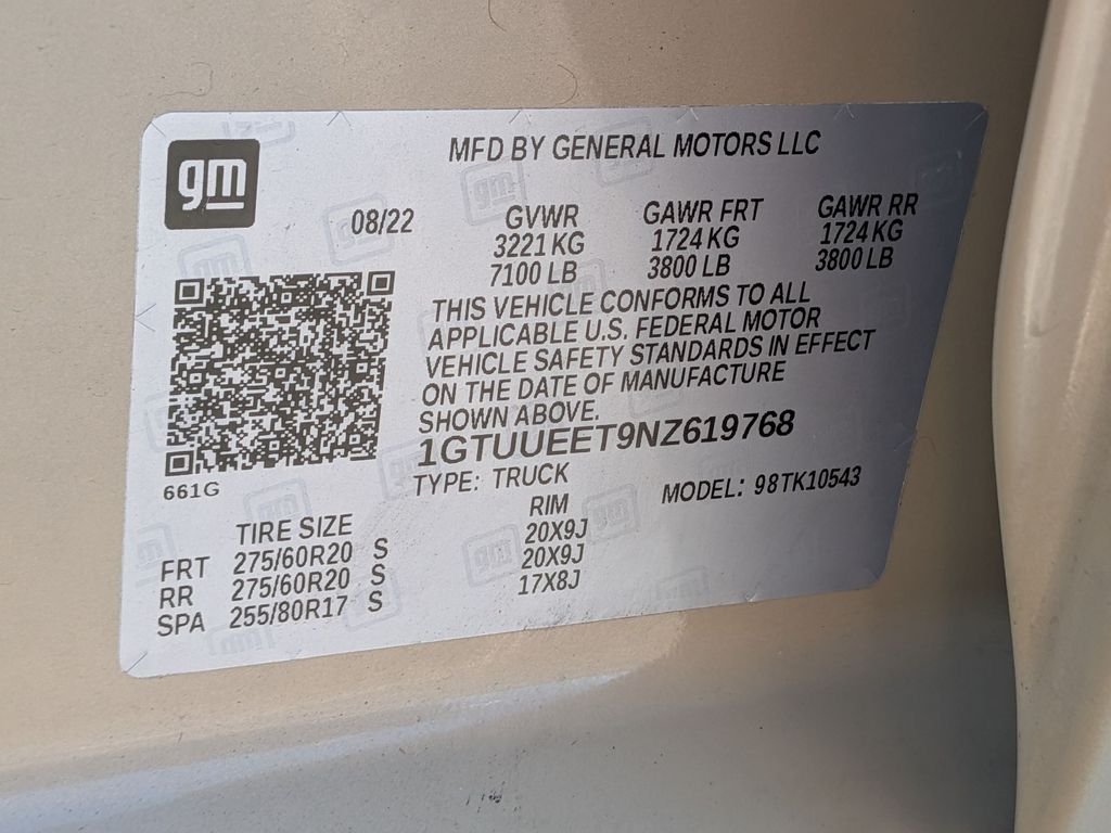 Used 2022 Beige GMC AT4 image 23